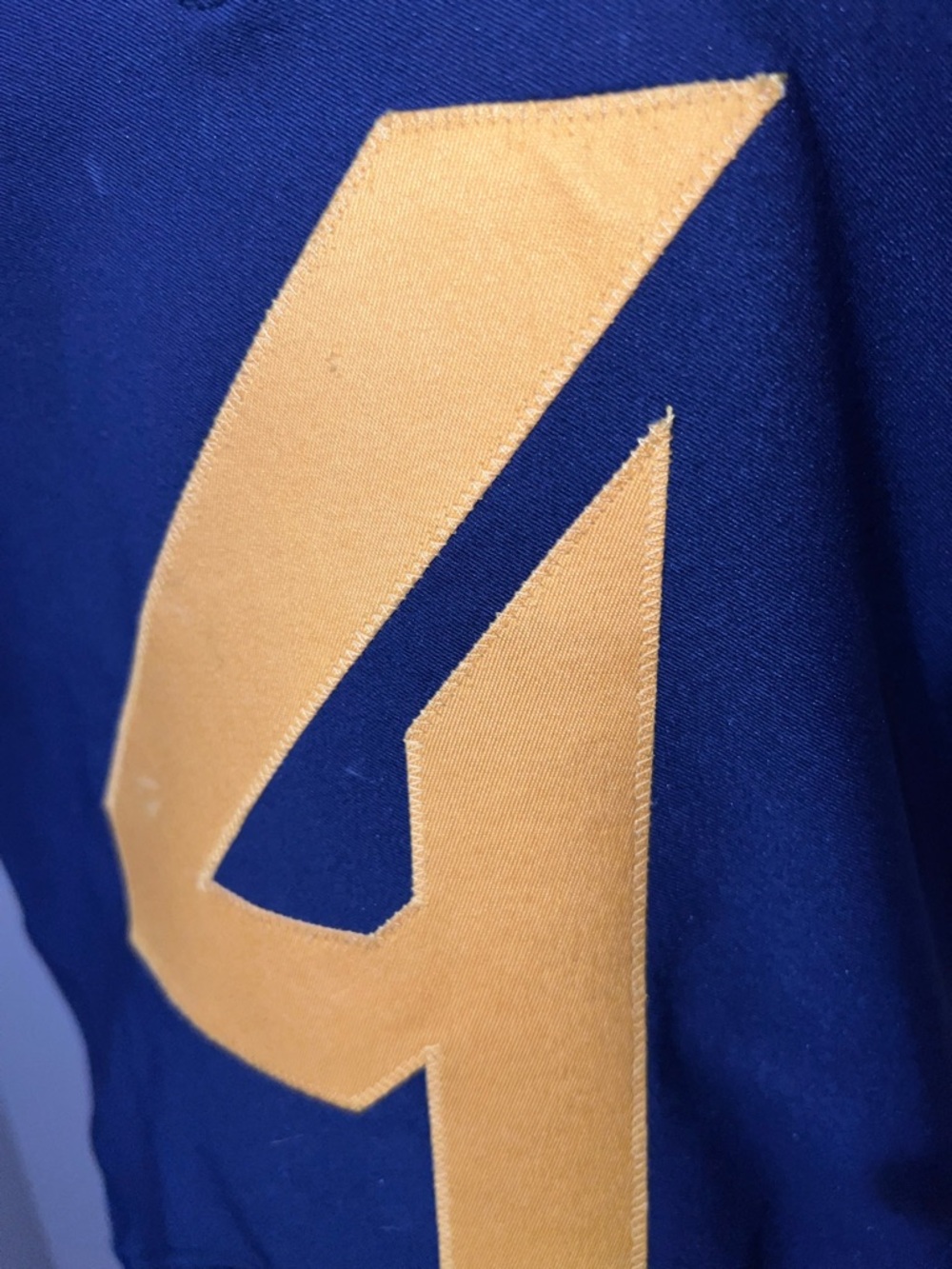 Nike West Virginia Mountaineers Player Issued Football Jersey Blue #4 WVU 42 L - Picture 3 of 14